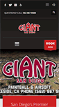 Mobile Screenshot of giantpaintball.com